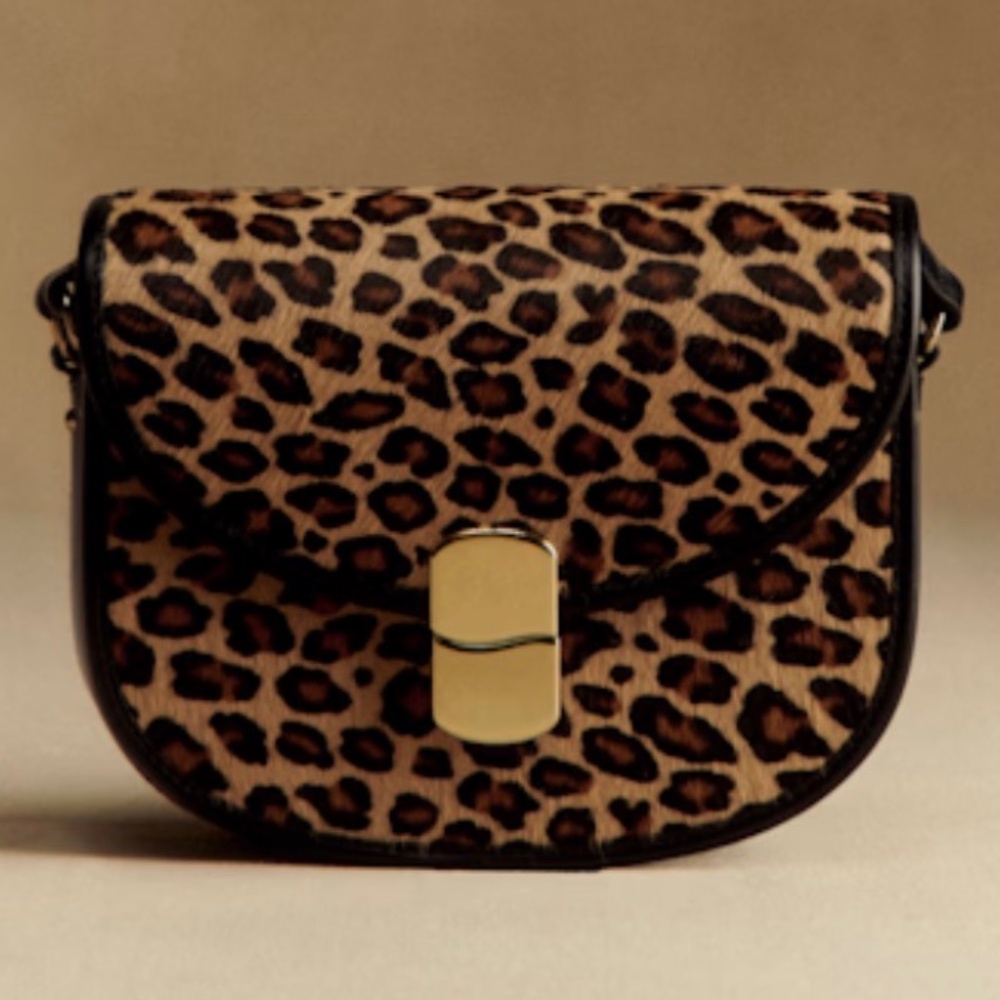 Sezane Claude Bag Leopard - Size TU